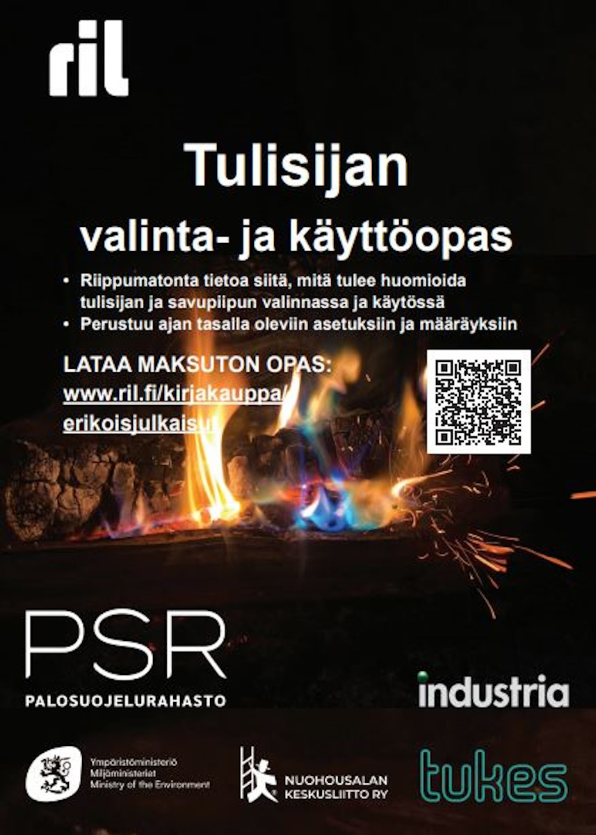 Suomen Rakennusinsinöörien Liitto RIL ry – Tulisijan valinta- ja käyttöopas